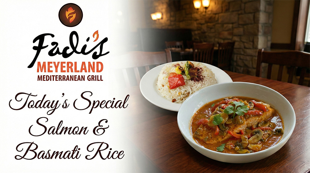 Thursday Specials: Salmon & Basmati Rice